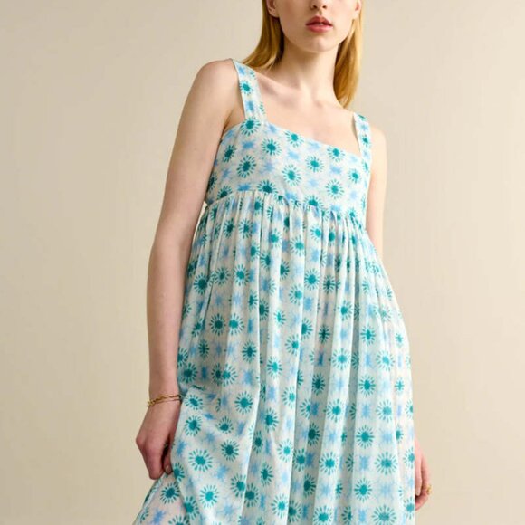 Bellerose Parma Dress Aqua/Green - Picture 5 of 8
